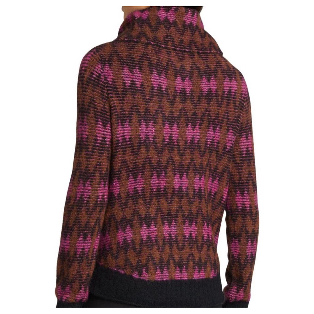 Veronica Beard Davis Soft Fuzzy Wool Blend Sweater - Picture 5 of 6